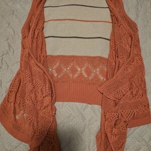 Daytrip Orange Knit Women's Vest